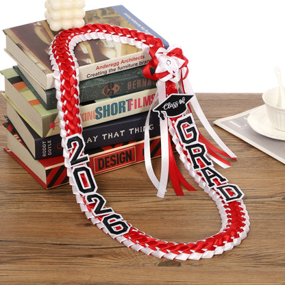 Newrara 2026 Graduation Ribbon Lei for High School & College Graduation DIY Party Supplies
