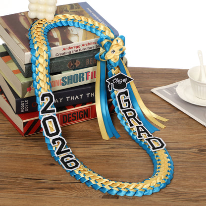 Newrara 2026 Graduation Ribbon Lei for High School & College Graduation DIY Party Supplies