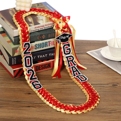 Newrara 2026 Graduation Ribbon Lei for High School & College Graduation DIY Party Supplies