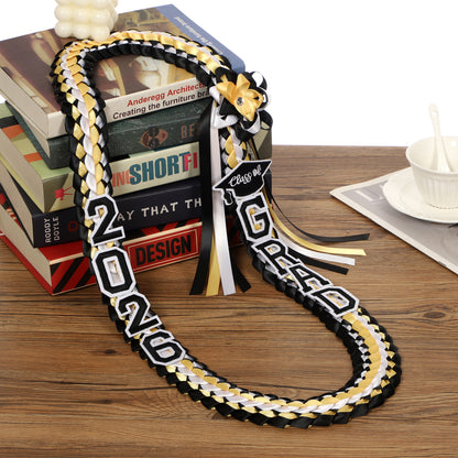 Newrara 2026 Graduation Ribbon Lei for High School & College Graduation DIY Party Supplies