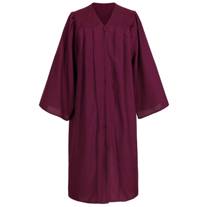 Newrara Matte Unisex Graduation Gown Choir/Judge Robe