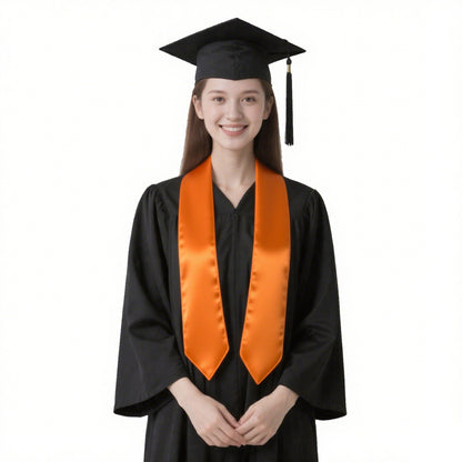 Newrara Plain Graduation Stoles for Adults 60''/72''