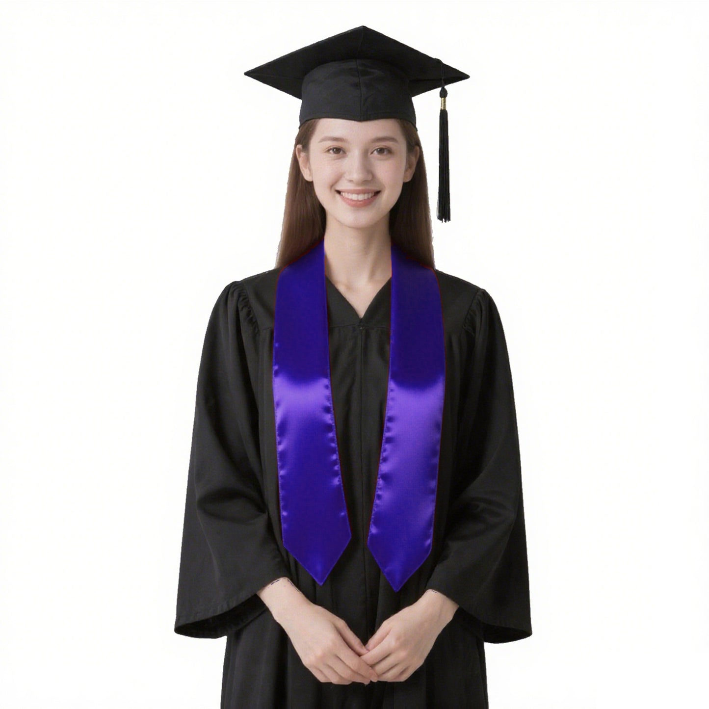 Newrara Plain Graduation Stoles for Adults 60''/72''