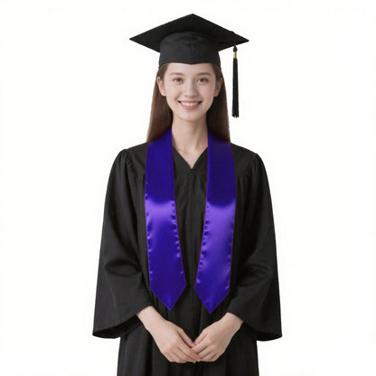 Newrara Plain Graduation Stoles for Adults 60''/72''