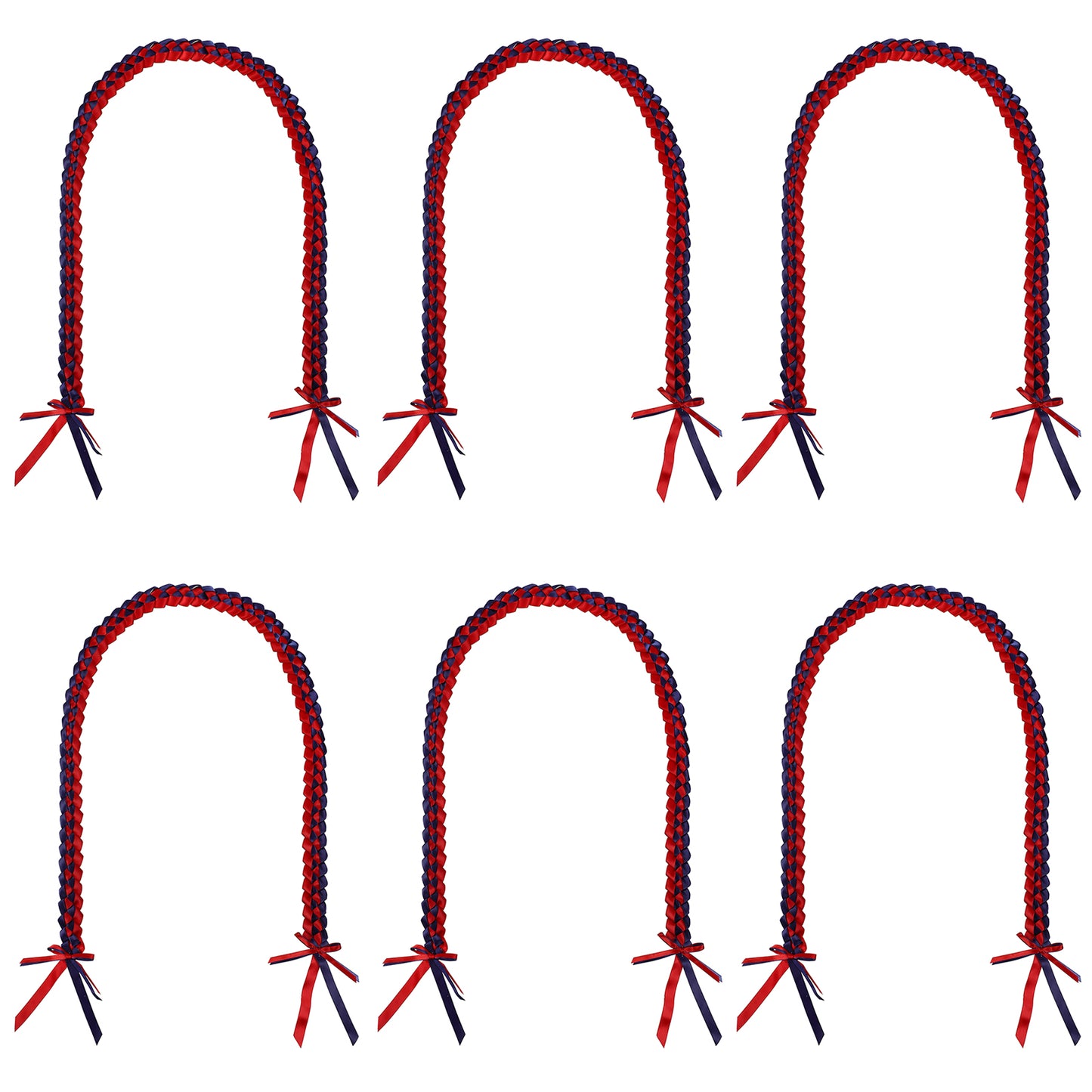 6 pack handmade graduation lei bulk set for schools