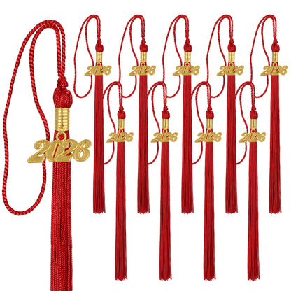 Newrara Graduation 10PCS tassel with gold 2026 year charm