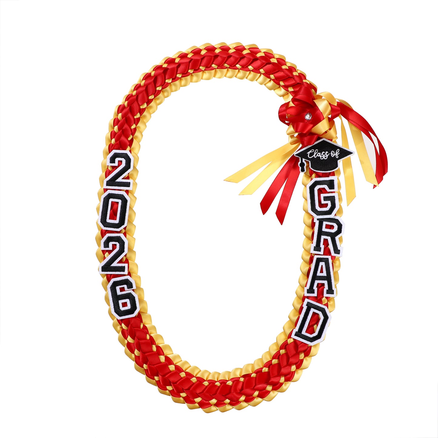 Newrara 2026 Graduation Ribbon Lei for High School & College Graduation DIY Party Supplies