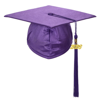 Newrara Children’s Shiny Graduation Cap with Year Tassel Charm