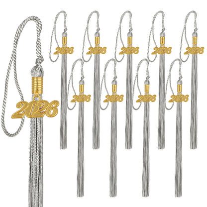 Newrara Graduation 10PCS tassel with gold 2026 year charm