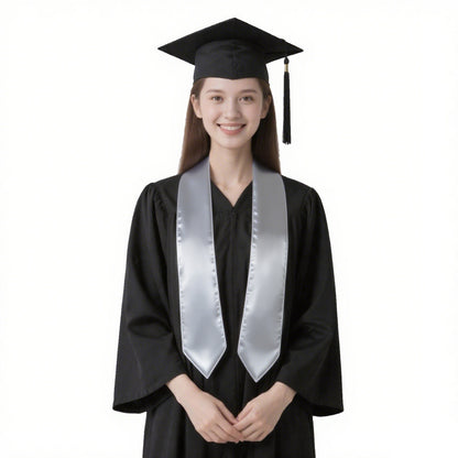 Newrara Plain Graduation Stoles for Adults 60''/72''