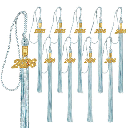 Newrara Graduation 10PCS tassel with gold 2026 year charm