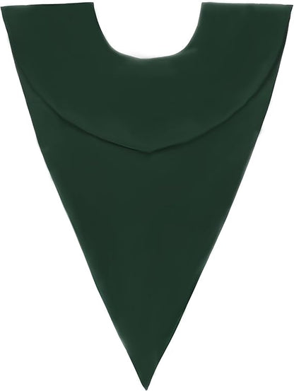 Newrara Unisex Classic V-Shape Solid Satin Stole