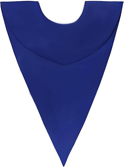 Newrara Unisex Classic V-Shape Solid Satin Stole