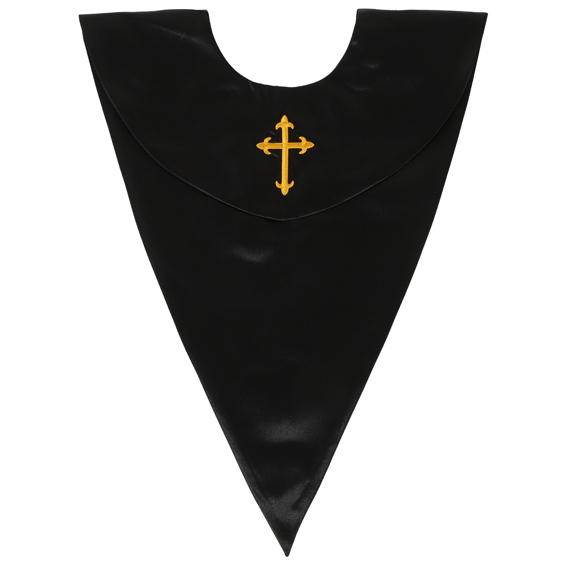 choir stole with cross emblem for adults