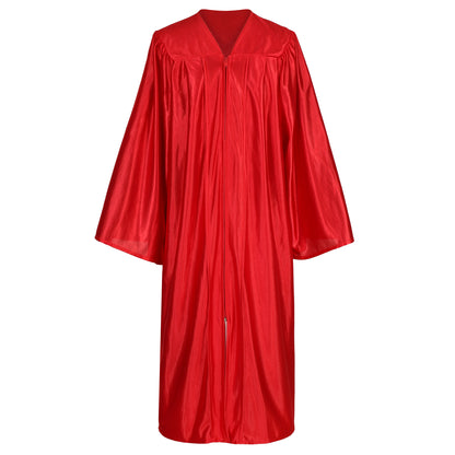 Newrara Shiny Adult/Teen Unisex Graduation Gown and Cap set with Tassel