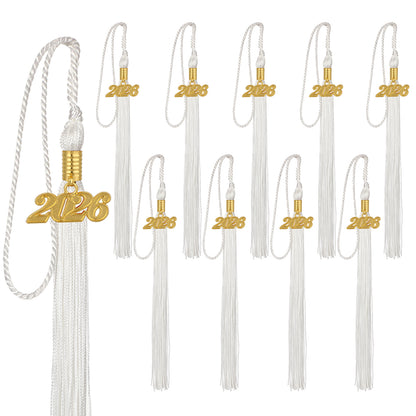 Newrara Graduation 10PCS tassel with gold 2026 year charm