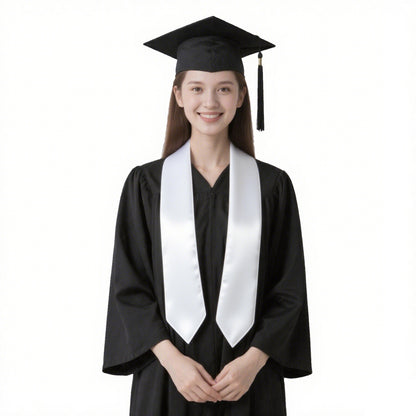 Newrara Plain Graduation Stoles for Adults 60''/72''