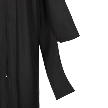 Master’s gown sleeve detail with pleated academic design and clean stitching