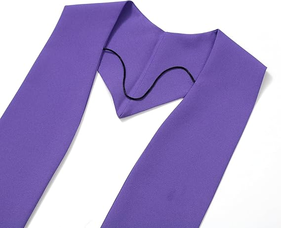 Newrara Unisex Plain Clergy Stole  94"