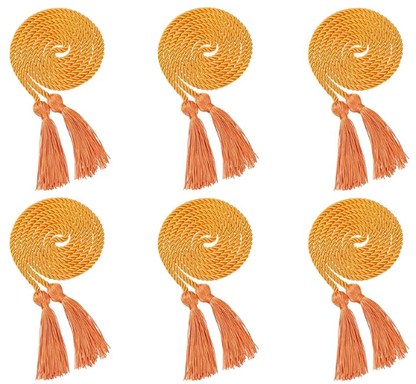 Newrara 6PCS Graduation Solid Braided Honor Cords 68 Inches Long