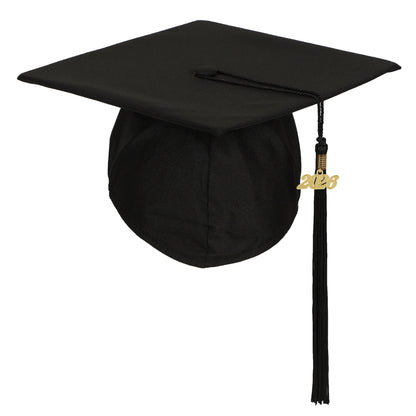 Newrara Unisex Adult/Teen Matte Graduation Cap with Tassel & Year Charm