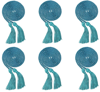 Newrara 6PCS Graduation Solid Braided Honor Cords 68 Inches Long