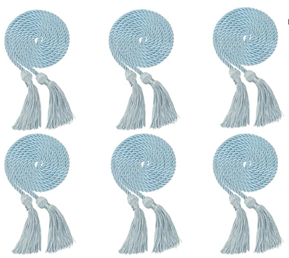 Newrara 6PCS Graduation Solid Braided Honor Cords 68 Inches Long