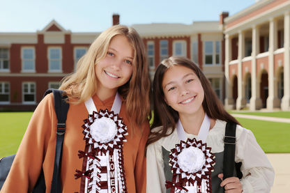 Newrara Homecoming Mum Supplies Set with Flower, Ribbon, and Braids for Back-to-School & Party Decorations 36 Inch