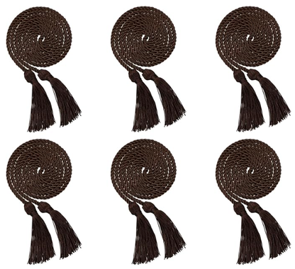 Newrara 6PCS Graduation Solid Braided Honor Cords 68 Inches Long