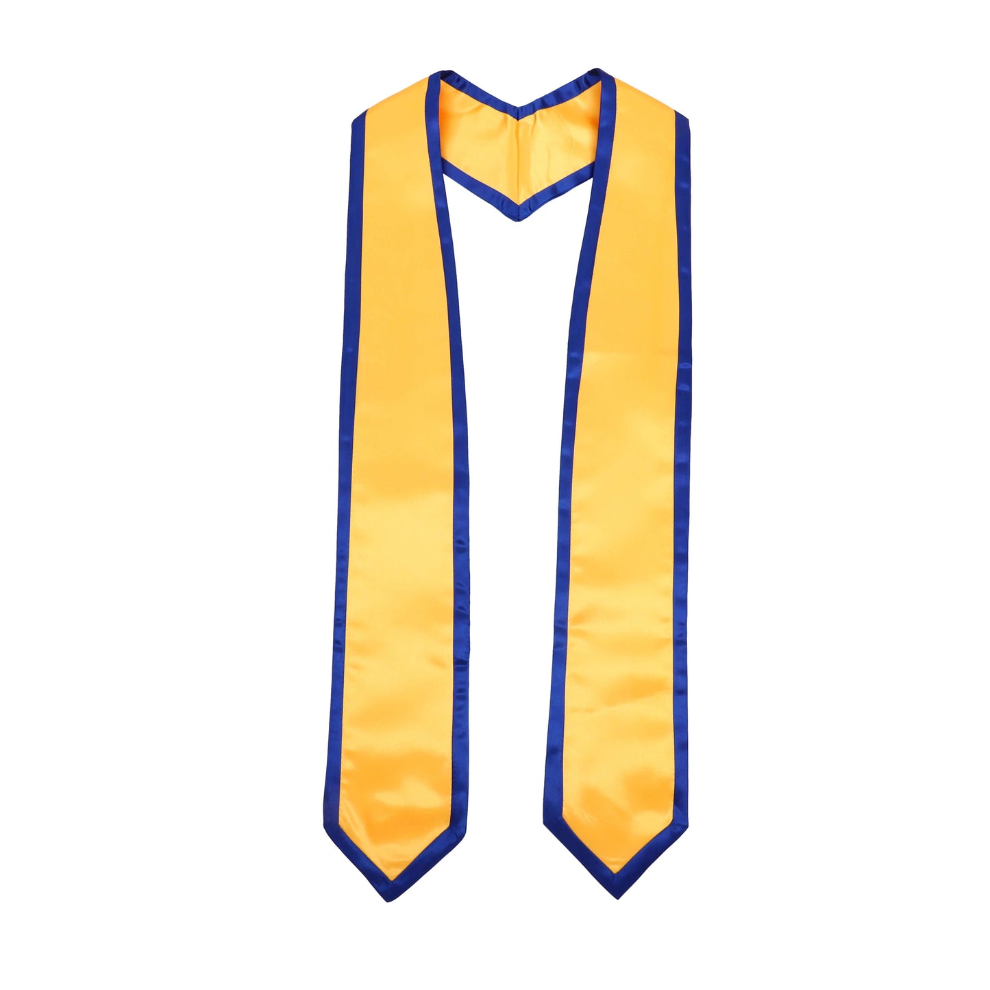 Newrara 10PCS Graduation Honor Stole with Classic Pointed Ends and Trim 72''