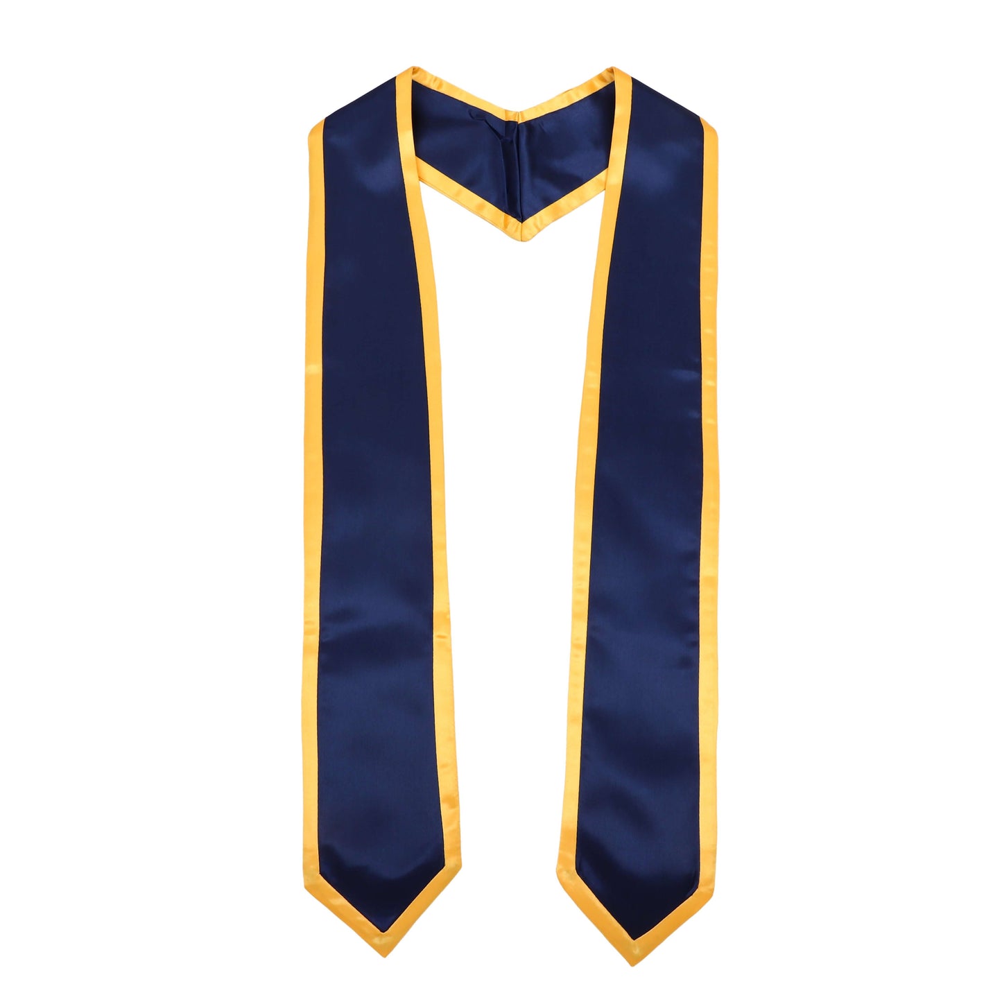 Newrara 10PCS Graduation Honor Stole with Classic Pointed Ends and Trim 72''