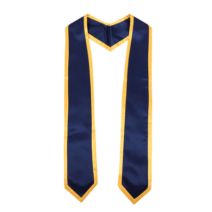 Newrara 10PCS Graduation Honor Stole with Classic Pointed Ends and Trim 72''