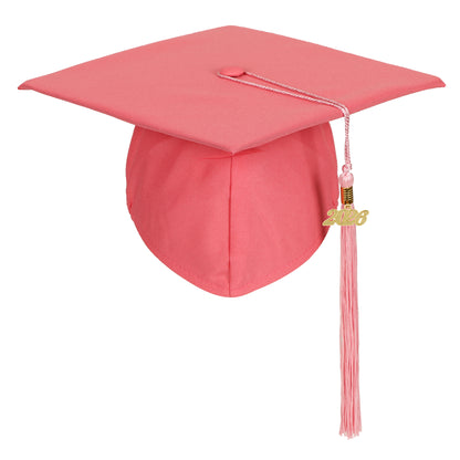 Newrara Unisex Matte Graduation Cap and Gown Set with Stole & Honor Cords