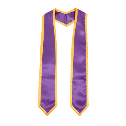 Newrara 10PCS Graduation Honor Stole with Classic Pointed Ends and Trim 72''