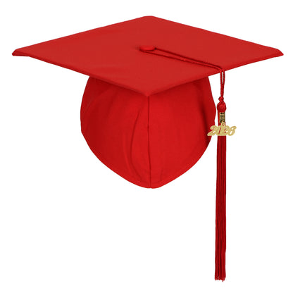 Newrara Unisex Adult/Teen Matte Graduation Cap with Tassel & Year Charm