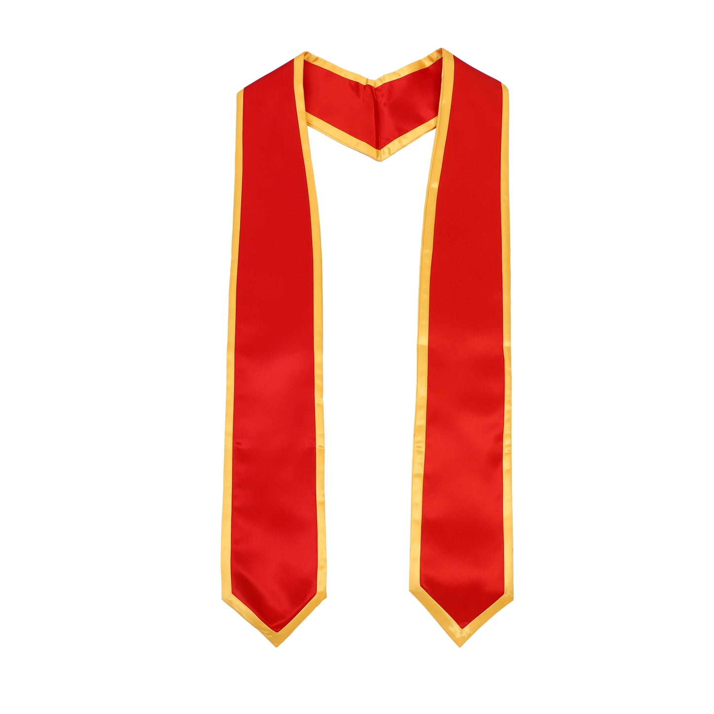Newrara 10PCS Graduation Honor Stole with Classic Pointed Ends and Trim 72''