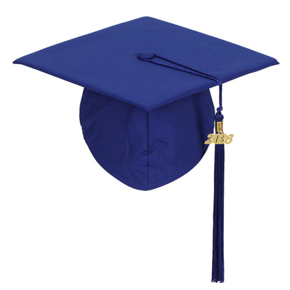 Newrara Unisex Adult/Teen Matte Graduation Cap with Tassel & Year Charm
