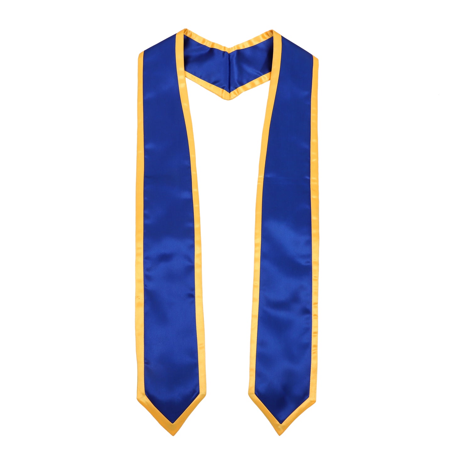 Newrara 10PCS Graduation Honor Stole with Classic Pointed Ends and Trim 72''