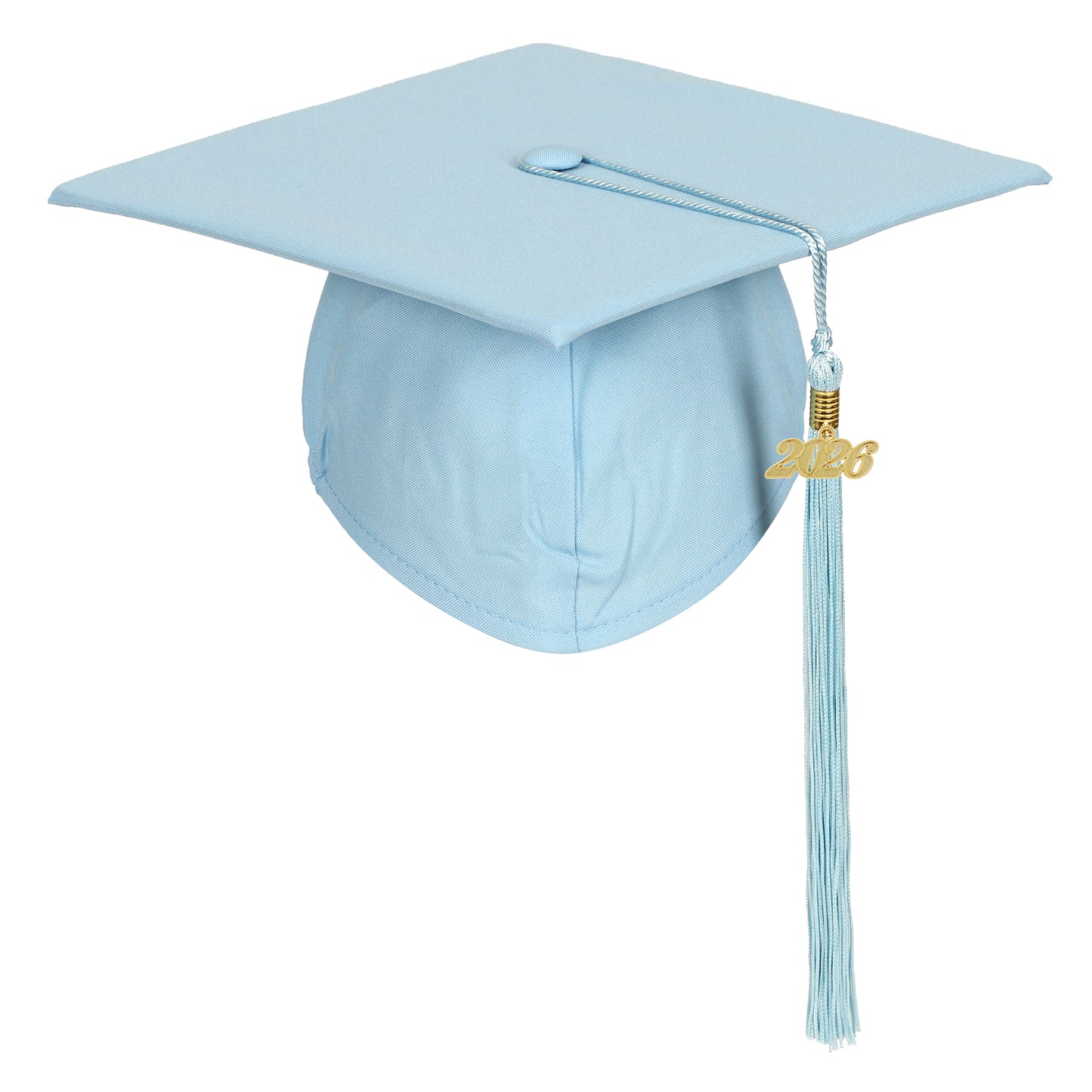 Newrara Unisex Matte Graduation Cap and Gown Set with Stole & Honor Cords