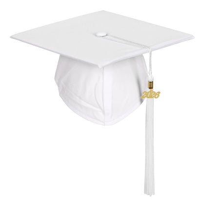 Newrara Unisex Adult/Teen Matte Graduation Cap with Tassel & Year Charm